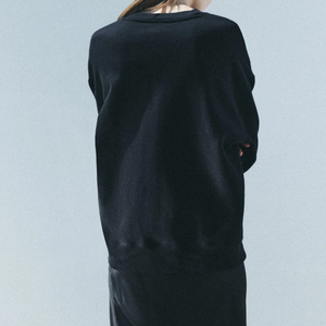 เสื้อกันหนาวไซส์ใหญ่พิเศษสำหรับทุกเพศเสื้อกันหนาวขนแกะ/ลำลองสำหรับสตรีทแวร์คอกลมเปิดไหล่ตกสำหรับผู้หญิง2025 - Product Image 5