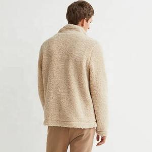 Vestes en polaire chaude, manteaux en fausse fourrure, manteaux Teddy surdimensionnés d'hiver, vêtements d'extérieur à fermeture éclair, veste pour homme - Product Image 4