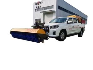 Used Combined <b>Snow</b> <b>Plow</b> De-Icer Truck with 3-in-1 Functions Front-Mounted Snowplow Blade and Engine - Product Image 3