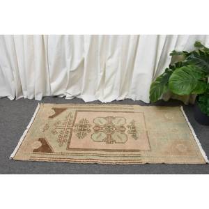 Vintage 180cm X 320cm Beige alfombra turca hecha a mano área grande poliéster lana látex abstracto Patchwork pasillo alfombras - Product Image 2