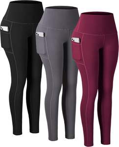<b>Leggings</b> <b>with</b> <b>Pockets</b> for Women, High Waisted Tummy Control Workout Yoga Pants - Product Image 1