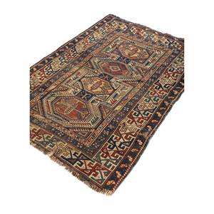 Alfombra Kiaan Azul con Patrón Geométrico, Tejida a Mano con Lana, Rectangular de 9x12, Tipo Puzzle, para Pasillo o Entrada, Modelo Pae-5333-Jaipur Rugs US - Product Image 2