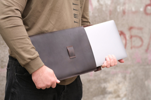 Full Grain Genuine Leather Portable Lightweight High Quality <b>Laptop</b> <b>Sleeve</b> Vintage Executive Business Organizer Handmade Office - Product Image 4