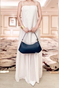 Italian Handmade Genuine Leather Minimalist <b>Shoulder</b> <b>Bag</b>-PM693 - Product Image 1
