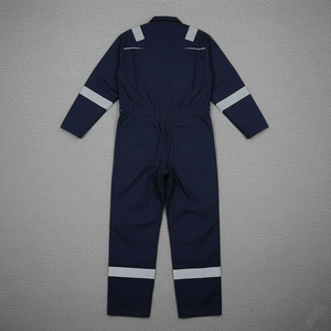 Overol de Seguridad Reflectante de Alta Visibilidad con Logotipo Personalizado OEM, Overol de Trabajo Impermeable de Color Sólido con LED Intermitente para Hombre, ANSI Clase 1 y 2 - Product Image 2