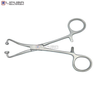 Haute qualité 9 cm boule et douille serviette pince verrouillage Instruments médicaux chirurgicaux 5.25 13.5 cm Durable stérilisable - Product Image 5