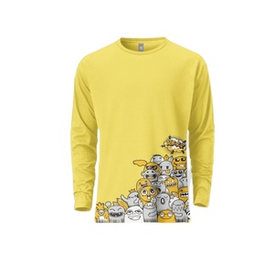 Du Bangladesh Très attrayant T-shirt à manches longues pour hommes, multicolore, de qualité supérieure, dernier design personnalisé, à épaules tombantes - Product Image 1