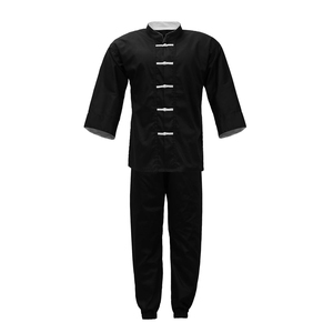 ชุดเครื่องแบบคาราเต้สำหรับผู้ชายชุดคาราเต้สีทึบ - Product Image 1