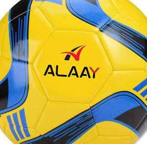 Alaay Ballon de football Vente directe Impression personnalisée en cuir PU/PVC pour l'entraînement et le jeu Taille 5/4/3/2 - Product Image 2