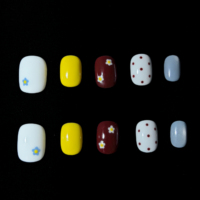 Ongles press-on faits main, personnalisés OEM ODM, marque privée, vente en gros, qualité salon, faux ongles réutilisables, designs variés