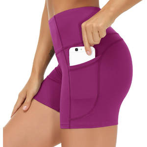 Nouveauté Short de yoga pour femmes Coupe ajustée Vêtements de plein air Taille élastique Legging de yoga Léger Course à pied et short pour femmes - Product Image 4