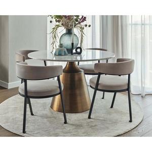 Silla de Comedor Moderna de Acero Inoxidable con Asiento Acolchado Tapizado para Muebles de Hogar, Restaurante, Hotel, Bodega, Eventos - Product Image 6