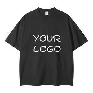 Nouveauté T-shirts grande taille pour hommes et femmes, style streetwear, en tissu tricoté polyester/coton, délavé à la pierre, coupe classique, motif - Product Image 2