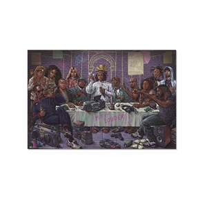 Modern Hip Hop <b>Poster</b> the Last Supper Design Made of Durable Paper for Wall Decor - Product Image 1