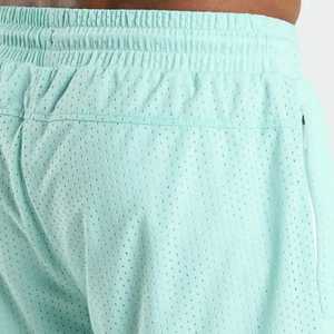 Shorts en toile personnalisés avec logo, impression par sublimation, tendance, écologiques, respirants, en polyester, pour le basketball, taille élastique, vente en gros - Product Image 6