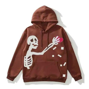 Wholesale <b>Trendy</b> puff print <b>hoodie</b> for men featuring unique 3D design warm fleece and premium comfort for everyday wear - Product Image 1