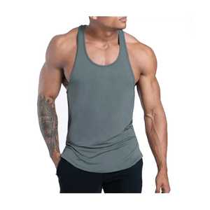 Camiseta sin mangas transpirable de talla grande para hombre, chaleco holgado sin mangas de secado rápido, chalecos deportivos de poliéster para gimnasio al aire libre 2025 - Product Image 4