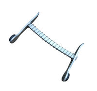 Abridor de Boca Veterinario Profesional Dom Med Dynamics, Ajustable Manualmente, Instrumento de Acero Inoxidable de Alta Calidad DMD-VI-OO49