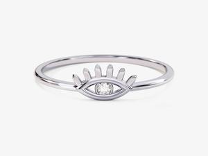 Anillo clásico de plata maciza 925, joyería para mujer, Plata de Ley 925, Topacio blanco, piedras preciosas, estilo bohemio, anillo hecho a mano, regalo para mamá - Product Image 5