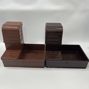 Bandeja de plástico OEM con tapa para palillos y cucharas en varios tamaños Plástico PP seguro Aceptar logotipo personalizado B2B Suministro al por mayor - Product Image 4