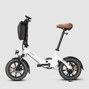 Bodywel T16 Pro Mini bicicleta eléctrica plegable 250W de potencia con batería de litio de 36V 25 km/h Motores de cubo trasero central de velocidad máxima - Product Image 5