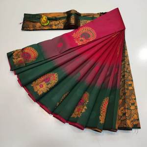 FANCY LIGHT PESO DE SEDA SAREES - Product Image 4