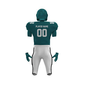 Tenues de football américain respirantes à manches courtes 100% polyester personnalisables - Product Image 6