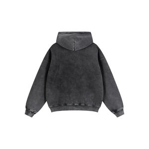 <b>Men's</b> Fleece <b>Hoodie</b> Heavyweight Custom Sun fade Pullover Drop Shoulder Sweatshirts Embroidery <b>Thick</b> Warm Streetwear <b>Mens</b> <b>Hoodie</b> - Product Image 2