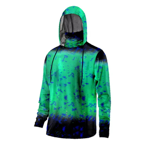 Nuevas camisas de pesca transpirables de manga larga con sublimación clásica, ropa de pesca personalizada, sudaderas con capucha de pesca de secado rápido a la venta - Product Image 4