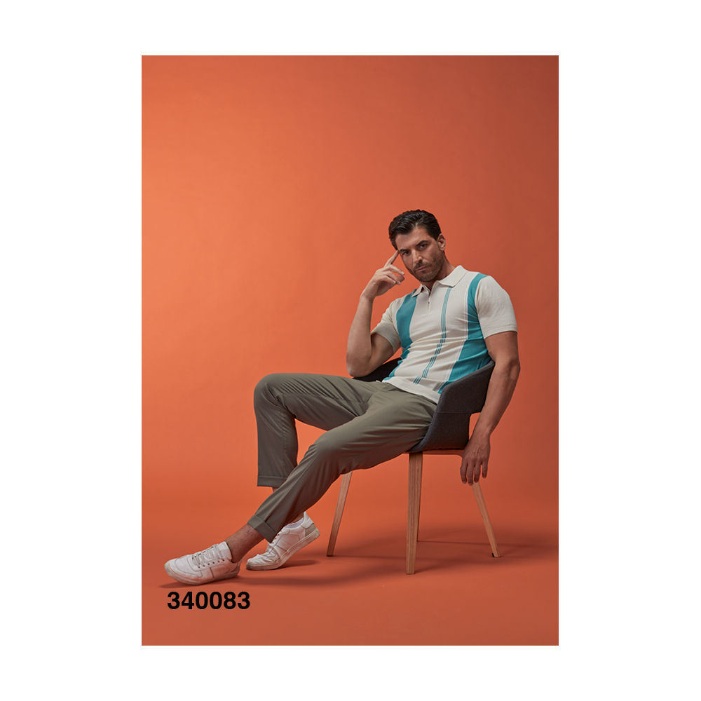 Light Blue and White