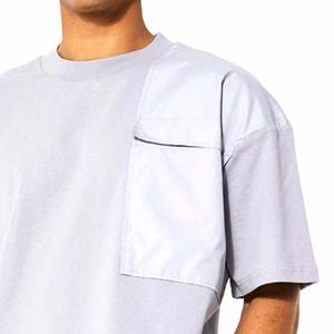 2025 venta al por mayor ropa de hombre logotipo personalizado verano Casual de talla grande conjunto corto de dos piezas térmico transpirable chándal camisa corta - Product Image 6