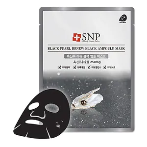 [SNP] Black Pearl Renew Ampoule Máscara de hoja facial coreana Selección superior coreana - Product Image 3