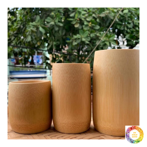 Taza de bambú reutilizable para té, café, agua, jugo con tapa o sin asa, taza de café expreso pequeña para uso al por mayor y de exportación - Product Image 6