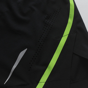 เซ็ตกางเกงขาสั้นเล่นกีฬาฟุตบอลของผู้ชายกางเกงขาสั้นเล่นฟุตบอลแบบลำลองสไตล์ใหม่สีพื้นระบายอากาศ - Product Image 5