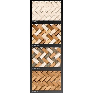 Azulejos de suelo de diseño 3D de mármol de Venta caliente 30x45 300x450mm Fabricante de azulejos de suelo y pared personalizados 12x18 Cerámica - Product Image 6