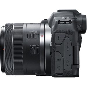 R8 Mirrorless Digital <b>Camera</b> RF 24-50mm F/4.5-6.3 IS STM RF-S 55-210mm F/5-7.1 IS Lenses CMOS Sensor SD Memory Card Compatible - Product Image 1