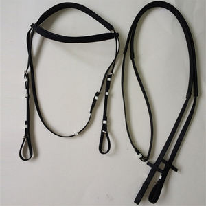 Bride de dressage de cheval complet matériau en nylon synthétique PVC résistant au froid selle en cuir de style occidental activités d'équitation anglaises - Product Image 5