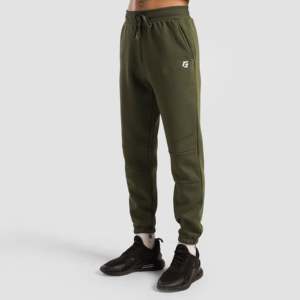 Pantalones Deportivos Cargo de Algodón 100% con Logo Personalizable, Diseño Plisado, Lavado a Color, Corte Recto, Ligeros, Tallas XL a 6XL, Color Oliva - Product Image 1