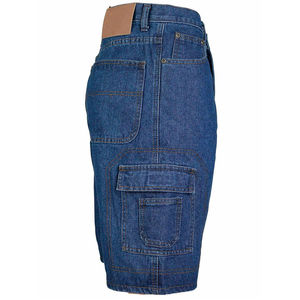 Pantalones cortos holgados personalizados de alta calidad a la moda de fabricante personalizado para hombre, pantalones cortos vaqueros con logotipo personalizado al por mayor de alta calidad - Product Image 5