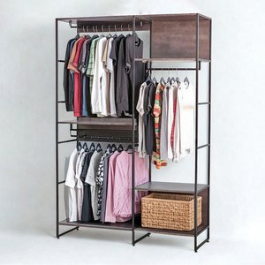ตู้เสื้อผ้าแบบตั้งพื้นทำจากไม้ยางพาราสำหรับเก็บเสื้อผ้า - Product Image 1