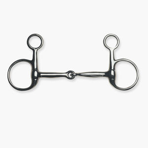 Caballo ecuestre Bradoon Propósito Cómodo anillo suelto Snaffle Acero inoxidable boca de caballo bits Inglés bit - Product Image 3