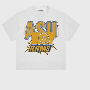 Albany State University เสื้อยืดทีมวิทยาลัย hbcu ระบายอากาศได้ดีผ้าโพลีเอสเตอร์/ ผ้าฝ้ายคุณภาพสูง - Product Image 1