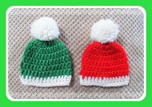 Bonnet unisexe personnalisé joyeux Noël 100% laine chaude Père Noël fourrure de renard moelleux pour adultes - Product Image 2