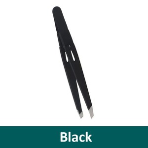 Pince à épiler à sourcils cheveux colorés beauté poils fins extracteur acier inoxydable incliné sourcils Clips enlèvement outils de maquillage - Product Image 6