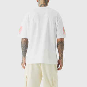 Vente en gros T-shirt surdimensionné 100% coton pour hommes grande taille du fabricant imprimé à vendre - Product Image 2