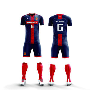 Uniformes de Fútbol y Chándales Deportivos Sublimados Personalizados al por Mayor 2025, 100% Poliéster INTERLOCK COOLDRY, Elásticos, de Secado Rápido - Product Image 6