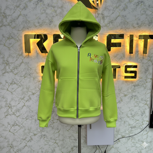 Offre Spéciale Produits de haute qualité avec le client la plupart de demande prix réglable sweats à capuche à fermeture éclair avec logo de broderie de haute qualité - Product Image 1