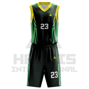 Uniforme de basket-ball à séchage rapide de haute qualité Ensembles en polyester nouveau design avec logo imprimé Uniforme de basket-ball en gros - Product Image 1