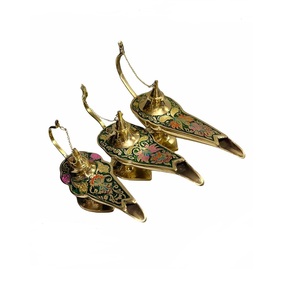 Dernier art en alliage métallique pour la décoration de la maison et du jardin Ventilateur de table plaqué or au design moderne fait à la main pour les réceptions d'hôtel de table - Product Image 5