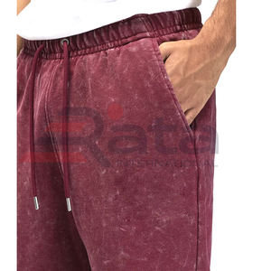 Pantalon confortable du meilleur fournisseur pour hommes, service professionnel OEM, taille haute, style décontracté, toile, dernier design, couleur unie - Product Image 4